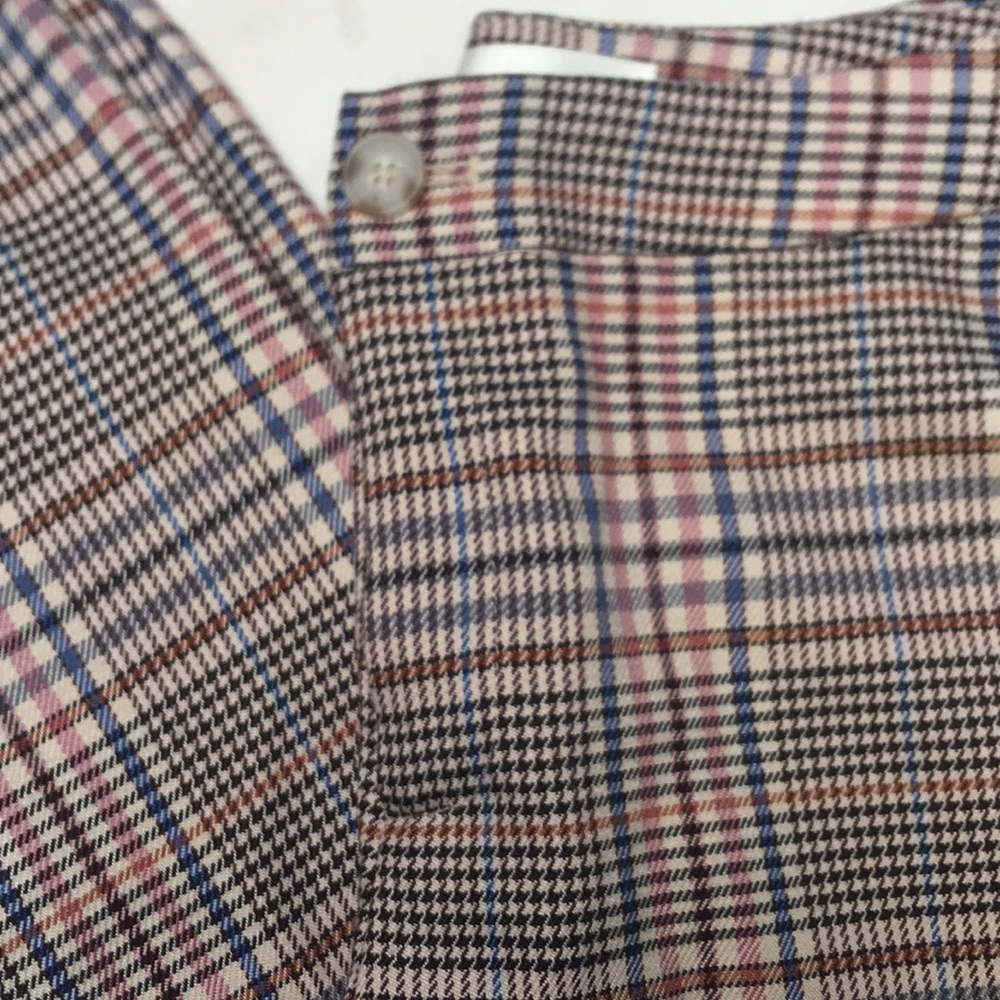 Anthropologie plaid pants; size 2